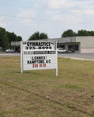 gym sign